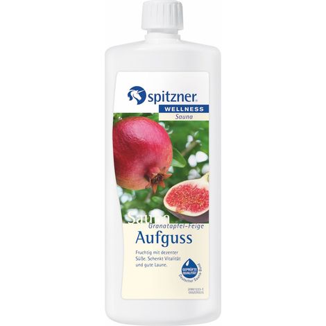 Spitzner Saunaaufguss Granatapfel Feige 1 Liter Wellness Sauna Aufguss 1000 ml (1/5)