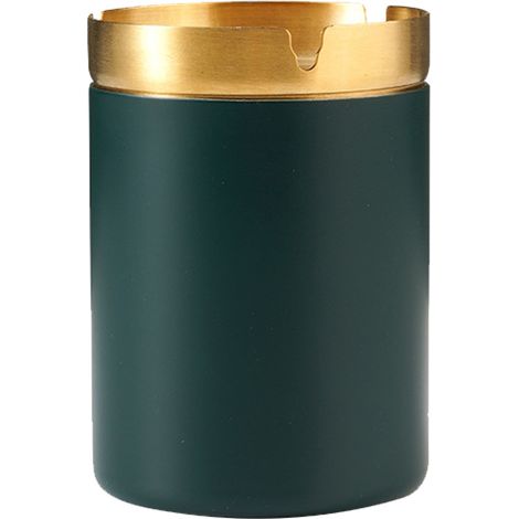 Cendrier pour cigarettes, cendrier en acier inoxydable pour cigarettes et cigares, idéal pour l'extérieur, la maison ou le bureau. (1/5)