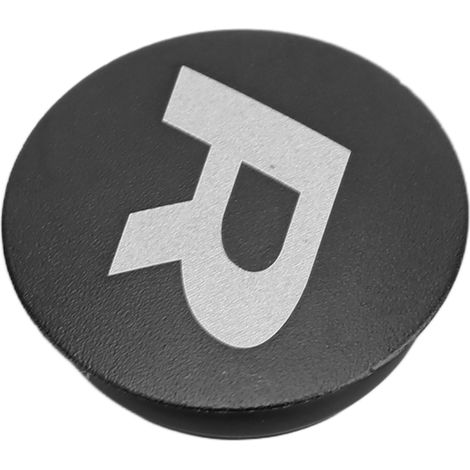 Capuchon de protection pour pédalier vélo en aluminium noir résistant (1/5)
