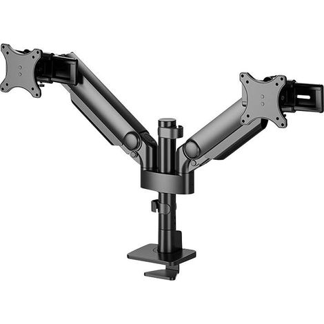 Neomounts Support de table pour écran DS65S-950BL2 2 Écran(s) 61 cm (24") - 86,4 cm (34") noir réglable en hauteur, inclinable, mobile, rotatif Y159973 (1/5)