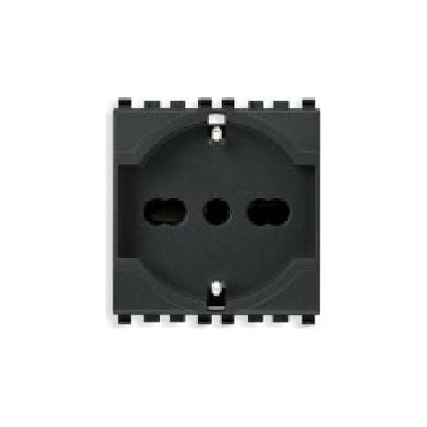 Presa 2P+T 16A universale grigio Vimar Eikon 20210