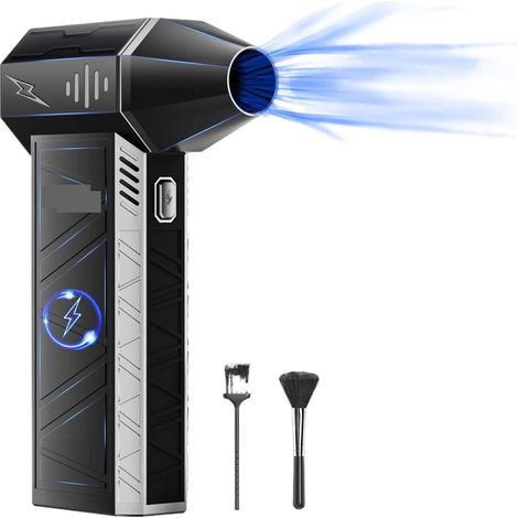 Mini Ventilateur à Jet Turbo portatif - 150 000 TR/Min - Puissant dépoussiéreur à air comprimé for sèche-Linge de ure/PC/souffleur de Conduit Industriel à Domicile (1/5)