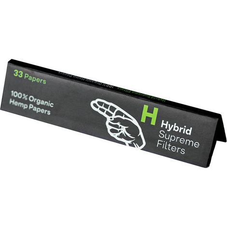 Hybrid Supreme Zigarettenpapier, 33 Stück, 100 % Bio