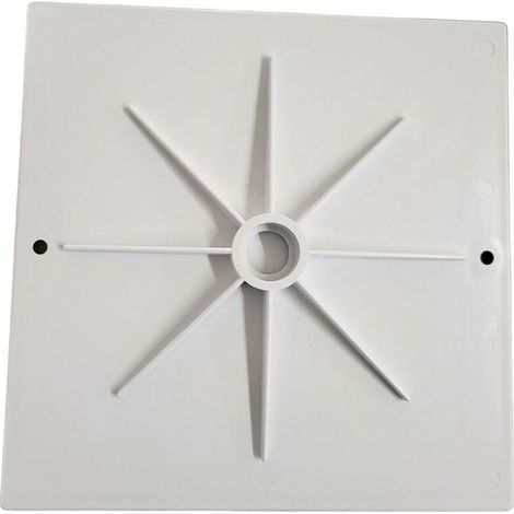 Basetbl – Poolskimmerabdeckung – Kompatibel mit Hayward SPX1082E – Abmessungen 25,5 cm x 25,5 cm – Effektive Abdeckung für die Filterung (1/5)