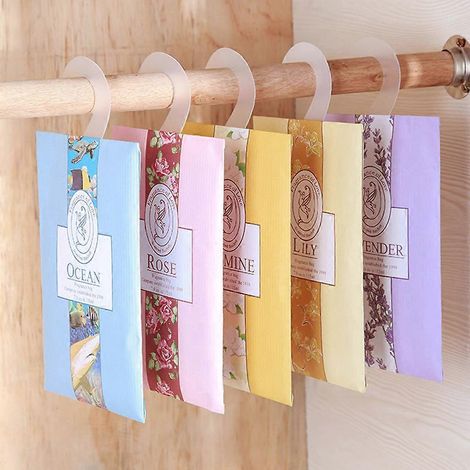 Mini sachets parfumés naturels à la vanille, parfumés à la vanille (1/4)