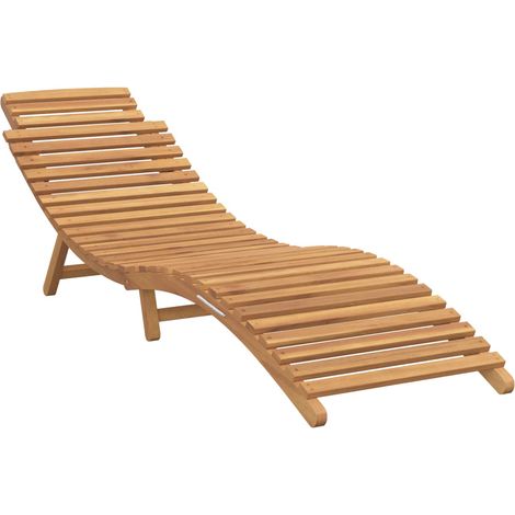 Tumbona de Jardín con cojín Marrón 198 x 55 x 58,5 cm vidaXL