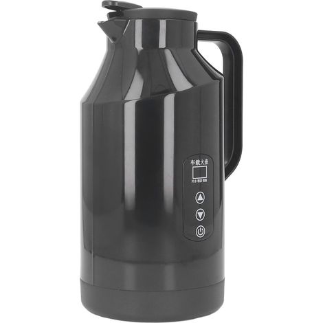 Bouilloire électrique de voiture 200 W 1500 ml 12 V/24 V, écran en acier inoxydable, prise allume-cigare, idéale pour les voyages. (1/5)