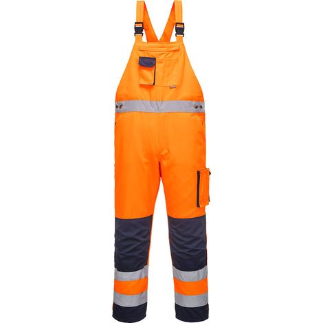 Trägerkleid Hv Dijon Farbe: Orange/marine Größe S - Portwest