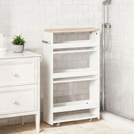 Armoire de rangement 3 niveaux 48 x 15 x 80 cm (1/5)