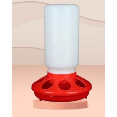 Bol d'alimentation de volaille blanc, abreuvoir de poulet, mangeur de bétail, poussin, poule, canard, caille (bol d'alimentation) outil d'eau 1pc (1/4)