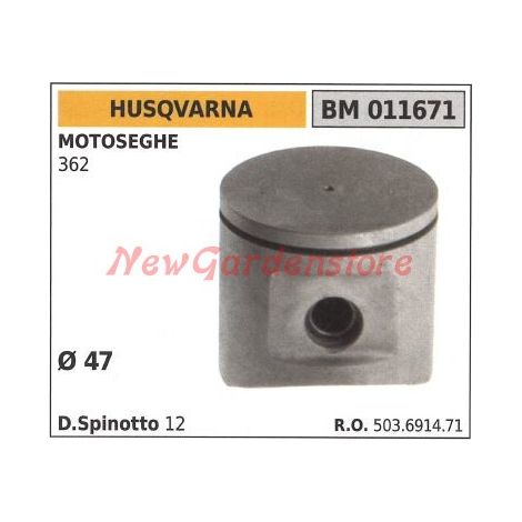 Pistón motosierra 362 Ø  47mm HUSQVARNA 011671