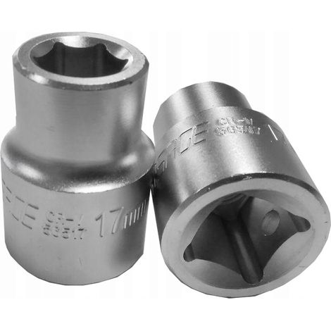 STÜCK 3/4" 17 mm 6-Winkel FORSAGE