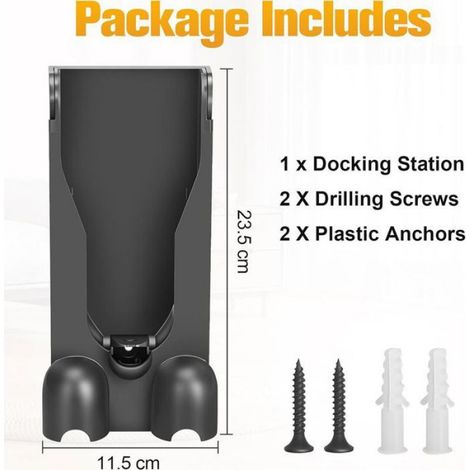 Support mural pour Dyson V11 / V15 Aspirateur Accessoire Station Chargeur Batterie Support Pièces de Rechange N° (1/5)