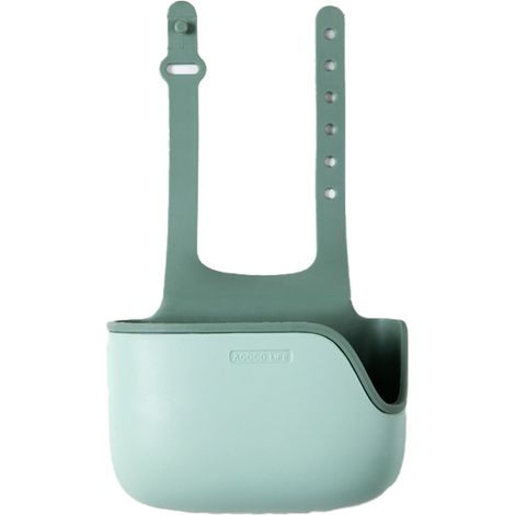 Porte-Éponge - Support Suspendu pour Robinet de Cuisine - avec Base Amovible et Égouttoir - 1 Pièce (1/5)