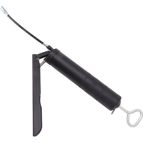 Graisseur haute pression 400 cm³ à dégagement rapide, robuste, manuel, simple ou double pression, avec tuyau, noir (1/5)