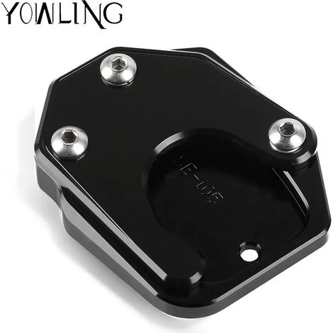 (noir) Compatible avec Honda NC700D INTEGRA 2012-2015 : béquille latérale CNC, extension et support maxpower (1/4)