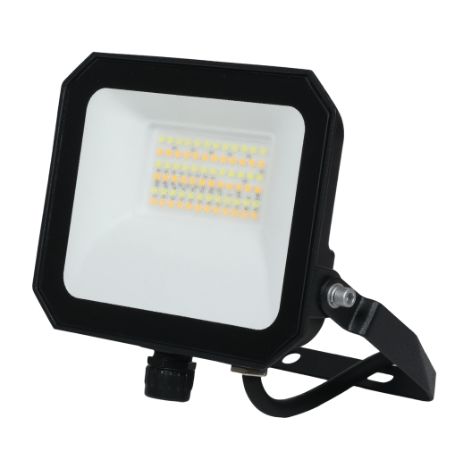 Projecteur LED Extérieur 30W CCT IP65 Noir - 110 deg - Switch 3000-4000-6500K (1/5)