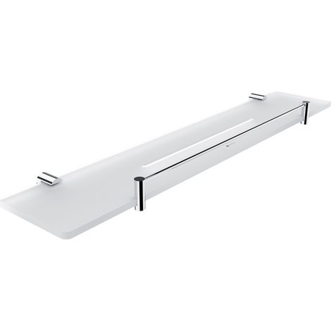 Nimco Bormo étagère de salle de bain avec trous, chromée, 60 cm BR X460-26 (1/2)