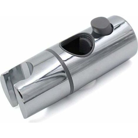 Shower holder, height-adjustable ABS, shower head holder to fit a standard 19mm round shower rod (1/4)