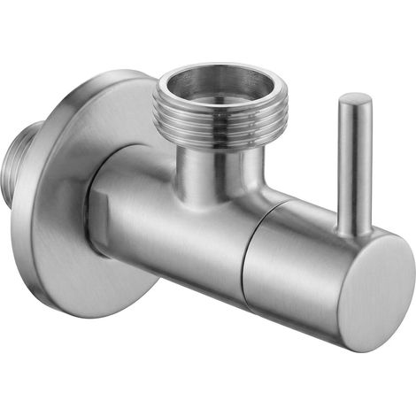 Rea Robinet D’angle 1/2" X 3/4" Brush Nickel (1/5)