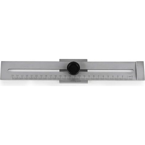 Jauge de trait de précision 250 mm, outil de traçage, jauge de marquage pour marquage et délimitation précis des marques et des lignes auxiliaires (1/4)