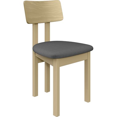 Chaise Victorville 382, Sonoma chêne, 85x47x48cm, Tissu, En bois, Bois (1/5)