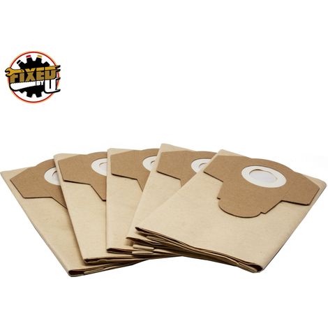 Sac d'aspirateur Sac de rechange Pack de 5 pour aspirateur eau et poussière AquaVac Boxter Excell