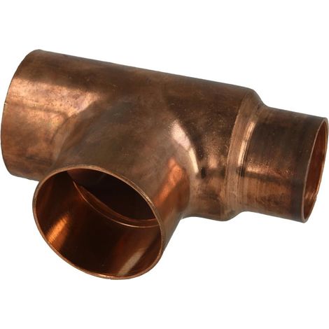 Raccord à braser cuivre té réduit 54 x 54 x 42 mm