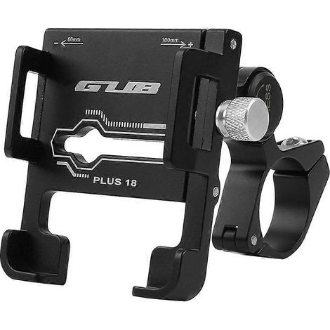 Support de téléphone portable en alliage d'aluminium, support antichoc pour vélo, vélo électrique et moto ( ) (1/5)