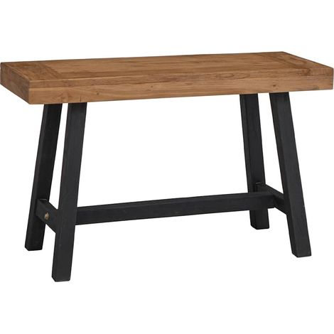Panchina 110 cm in Legno Massello di Teak vidaXL