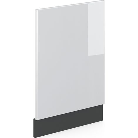 Pannello frontale R-Line, Bianco lucido, 45 cm senza piano di lavoro, Vicco