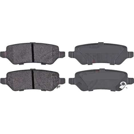 KIT PASTIGLIE FRENO POSTERIORI compatibile con OPEL ASTRA H / CLASSIC 2 VOLUMI/CODA SPIOVENTE (A04) / PASTIGLIE FRENANTI AUTO OEM P 59 038, / SOSTITUZIONE DIRETTA / BASSA POLVERE / SILENZIOSO (1/4)
