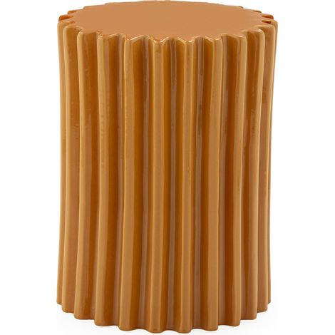 Taburete 33X33X45 Ceramica Naranja (1/3)