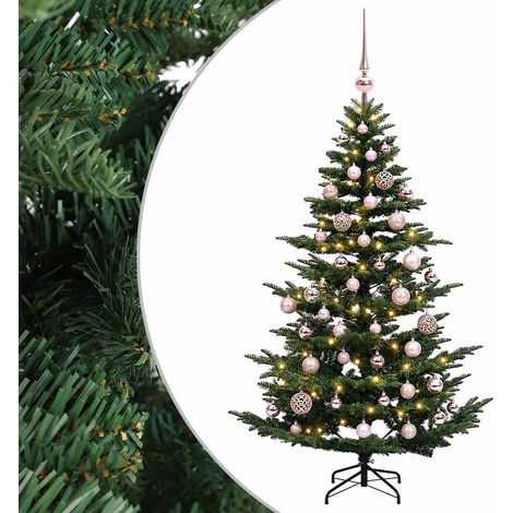 Albero di Natale artificiale con palline 120 cm 150 LED vidaXL (1/5)