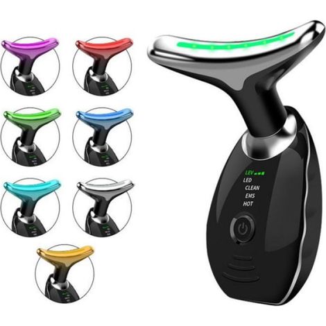 Dispositif de beauté 2 5 w 500mah EMS 3 modes LCD - ATELIX - écran appareil massage visage appareil de beauté électrique appareil (1/3)