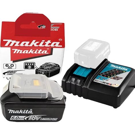 Ersatzbatterie, 6000mAh Kapazität, erweiterte Schutzfunktionen, 1PCS 6000mAh DC18RC (1/2)