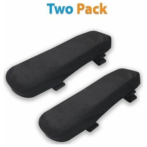 Housses d'accoudoirs pour chaises de bureau, chaises de bureau, housses de protection élastiques, lavables, imperméables, pour la maison et le bureau, chaises de jeu (noir)