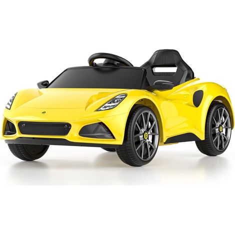 Macchina Elettrica per Bambini Licenza Ufficiale Lotus Emira 12V 4,5Ah Giallo
