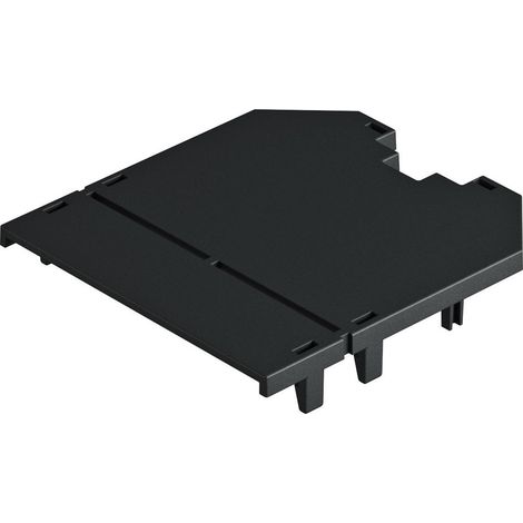 OBO Bettermann Placa de cubierta para UT3, ciega 82,5x76x2 Poliamida negro grafito RAL 9011, 7408743