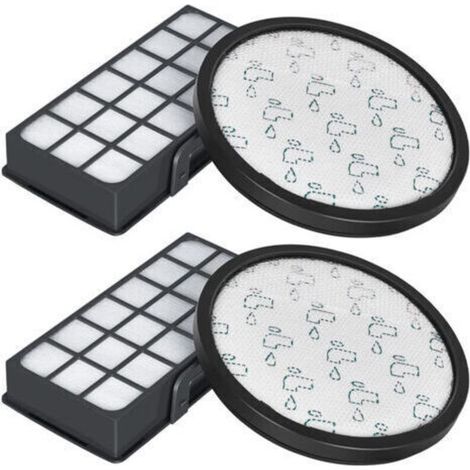 [NON UTILIZZATO] Accessori per aspirapolvere della serie Rowenta, compatibili con i filtri RO6962, RO6963, RO6971, RO6984 e ZR006001, con 2 filtri anteriori e 2 griglie filtranti posteriori.