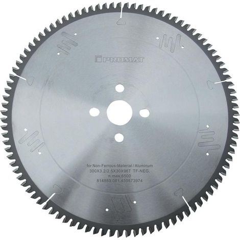 Lame pour scie circulaire de précision D. ext. 300 mm nombre de dents 96 nég. perçage 30 largeur de coupe 3,2 mm carbure