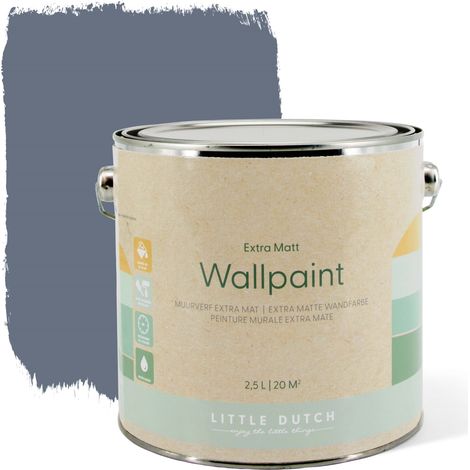 Little Dutch Wandfarbe Matt Pure Blue Blau 2,5L