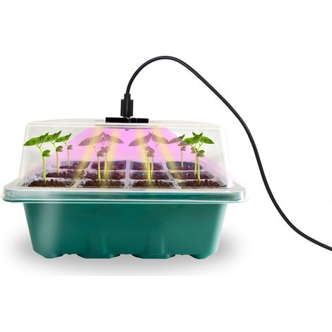 Ensemble de lampes horticoles pour 1 à 6 à 12 trous avec plateau de semis (1/5)