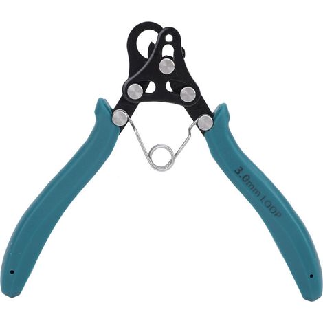 Pince à boucler en une étape – Créez et coupez des boucles régulières de 3 mm pour la création de bijoux. Compatible avec du fil de calibre 18 à 26 AWG. (1/4)