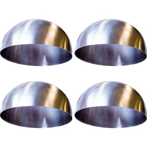 Set de 4 dômes de présentation en inox (Ø8cm) (1/3)