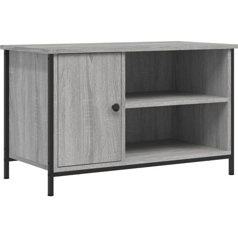 Mobile TV multimediale scaffale per televisione televisore buffet sala da pranzo soggiorno camera da letto sonoma 80 x 40 x 50 cm derivati del legno grigio 020028473