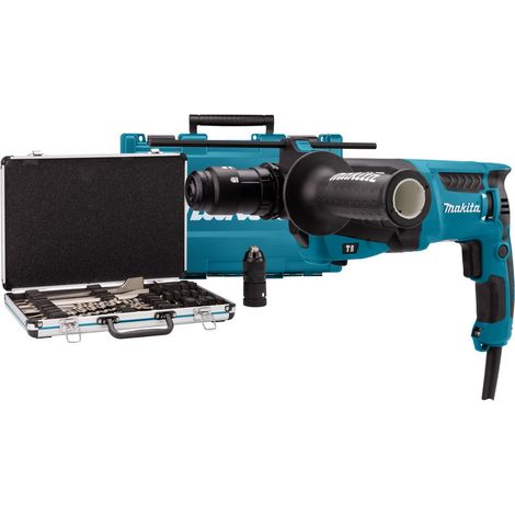Taladro percutor Taladro cincel Makita HR2631FT12 800 W
