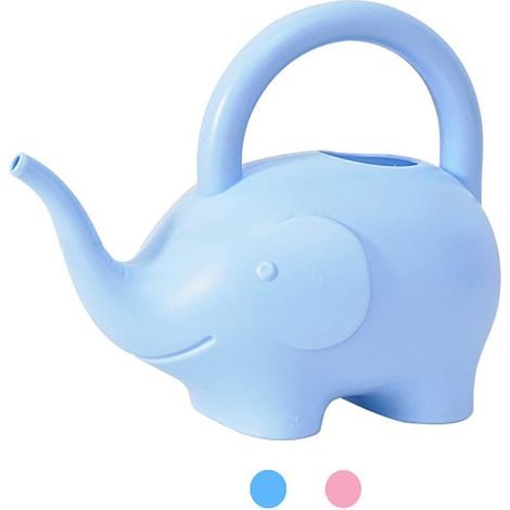 1 Arrosoir Éléphant Plastique 1,5L Léger Jardin Intérieur Extérieur Bleu (1/5)