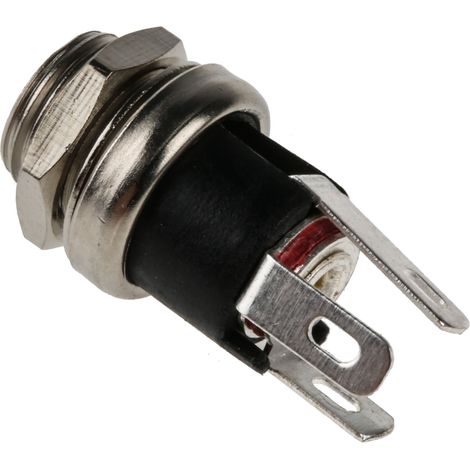 Prise d'alimentation CC, Montage panneau, 21.3mm (1/3)