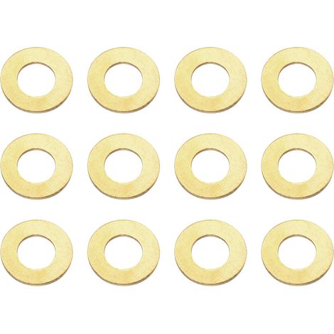 12PCS Rondelles Plates M10x20x1.5mm Pour Automobile Doré (1/5)